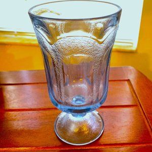 Vintage Fostoria Woodland Blue Footed Iced Tea Goblet - 2 Available